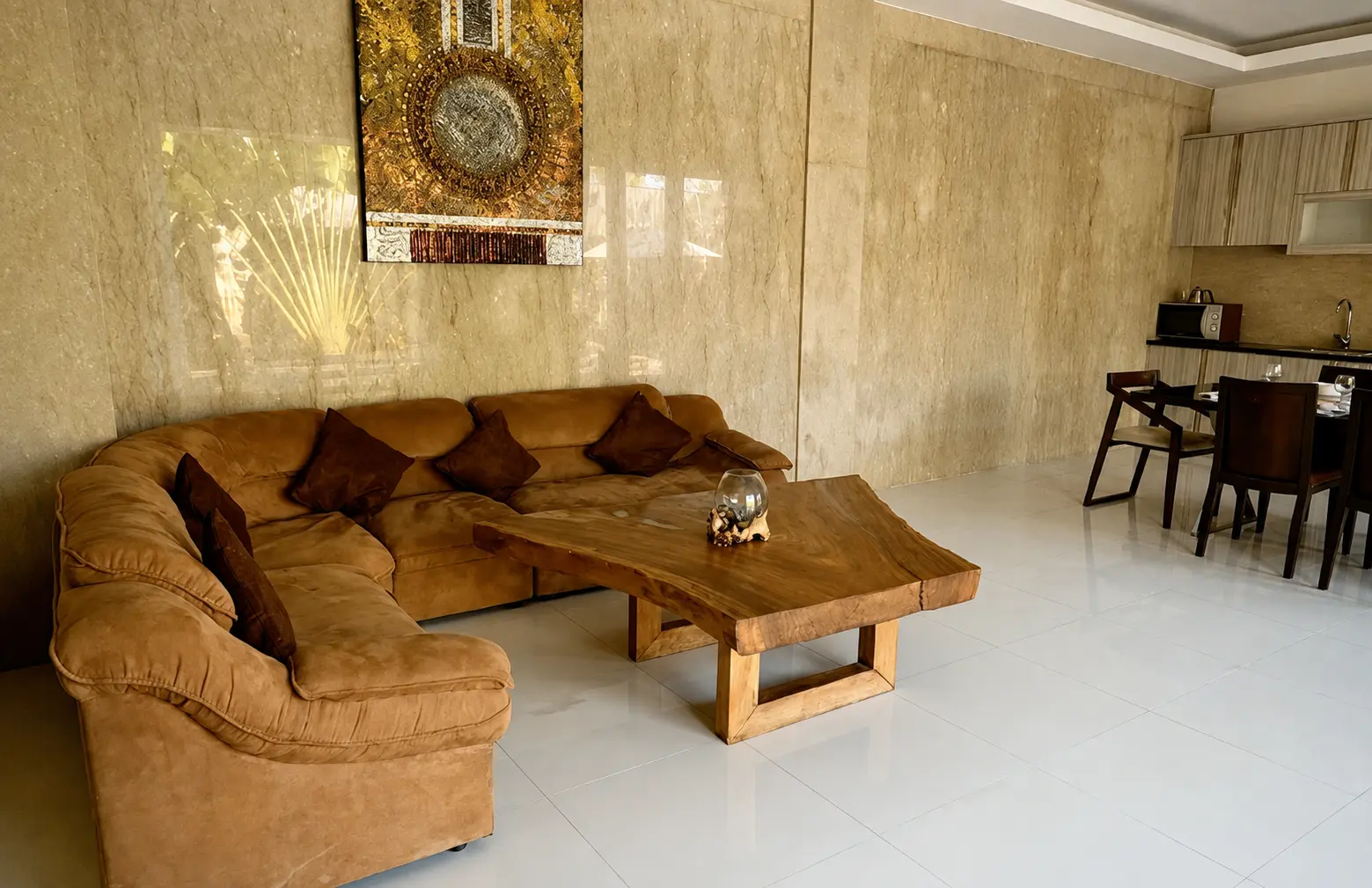 Dea Haven Villas — Living Room & Private Lounge Atmosphere